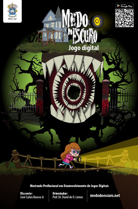 Medo do Escuro – Jogo Digital, Plataforma 2D, Animação 2D, Horror  fantástico